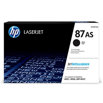 Papírenské zboží - HP originální toner CF287AS, black, 6000str., HP 87AS, low capacity, HP LJ Enterprise M50