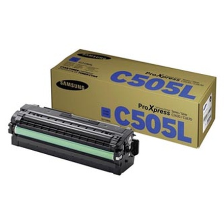 Papírenské zboží - HP originální toner SU035A, CLT-C505L, cyan, 3500str., C505L, high capacity, Samsung ProX