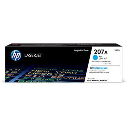 Papírenské zboží - HP originální toner W2211A, cyan, 1250str., HP 207A, HP Color LaserJet Pro M255, MFP M282