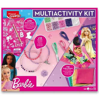 Papírenské zboží - Sada Maped Creativ Barbie Multiactivity Kit sada 3v1