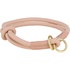 Papírenské zboží - Rundes, halb einziehbares Soft Rope-Halsband, rosa/hellrosa L-XL: 55 cm/ 10 mm