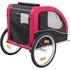 Papírenské zboží - Hundekinderwagen für ein Fahrrad L 75 x 86 x 80/145 cm, Belastbarkeit max. 30 kg