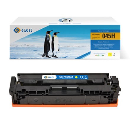 Papírenské zboží - G&G kompatibilní toner s 045H, yellow, NT-PC045XY, pro Canon MF634Cdw, MF632Cdw, LBP612Cd