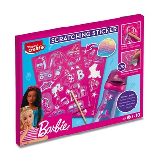 Papírenské zboží - Sada Maped Creativ Barbie Scratching Sticker